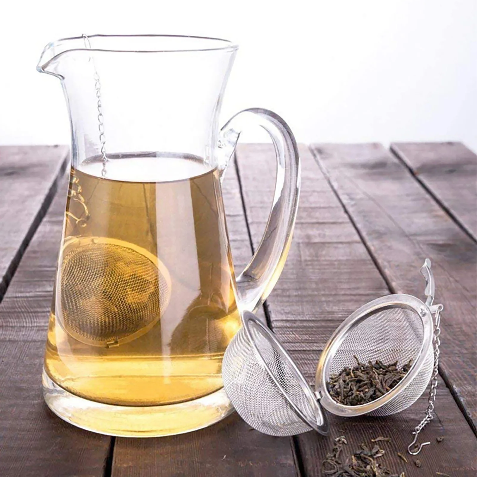 2-10pcs Stainless Steel Ball M - Loose Leaf Tea Infuser recension och pris