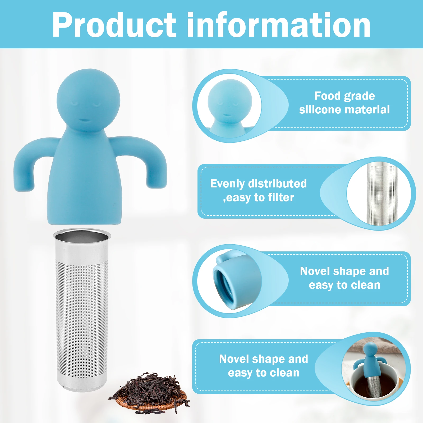 Stainless Steel Infuser Tea St - Loose Leaf Tea Infuser recension och pris