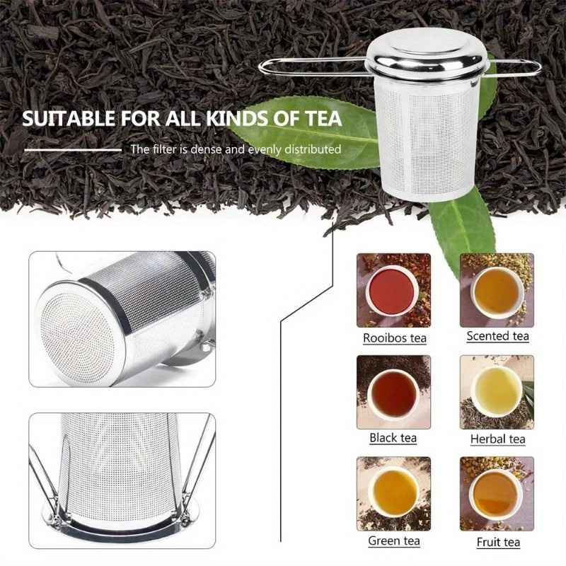 Stainless Steel Mesh Tea Infus - Loose Leaf Tea Infuser recension och pris