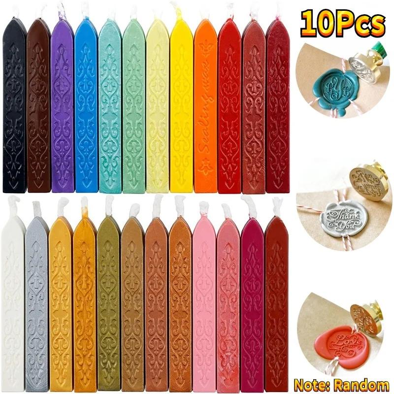 10Pcs Sealing Wax Sticks Color - Beeswax Wrap Reusable recension och pris