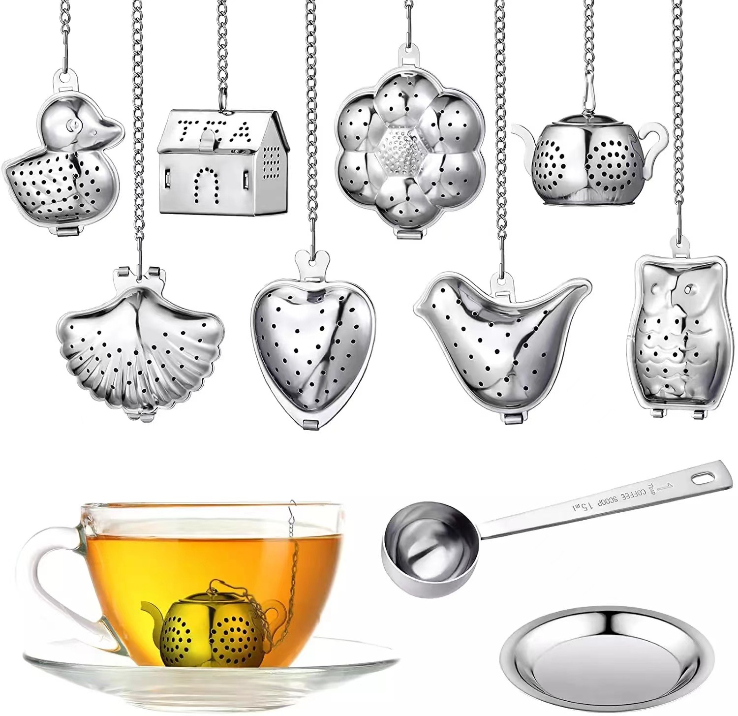 Tea Strainer Stainless Steel T - Loose Leaf Tea Infuser recension och pris