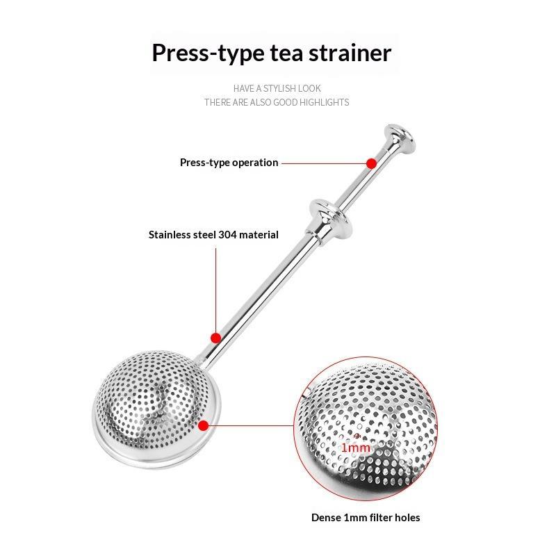 Long Handle Stainless Steel Te - Loose Leaf Tea Infuser recension och pris
